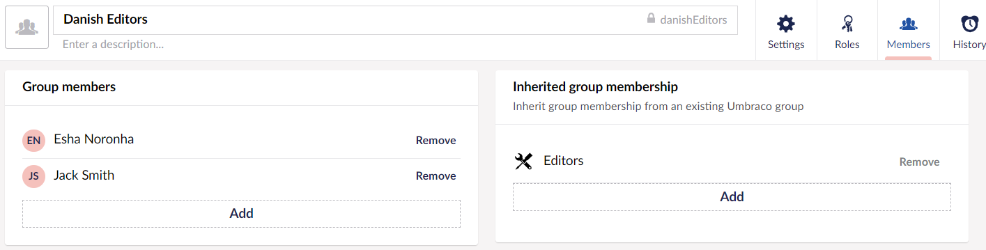 Approval group Members