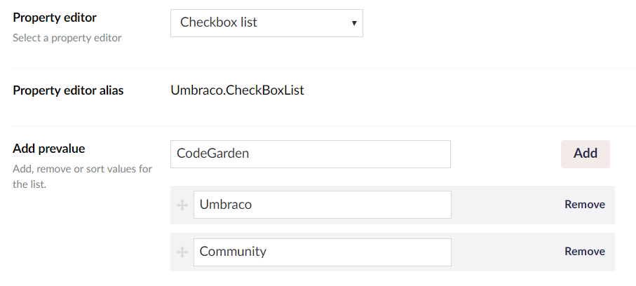 True/Checkbox List Definition