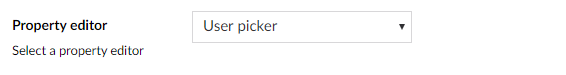 Media Picker Data Type Definition