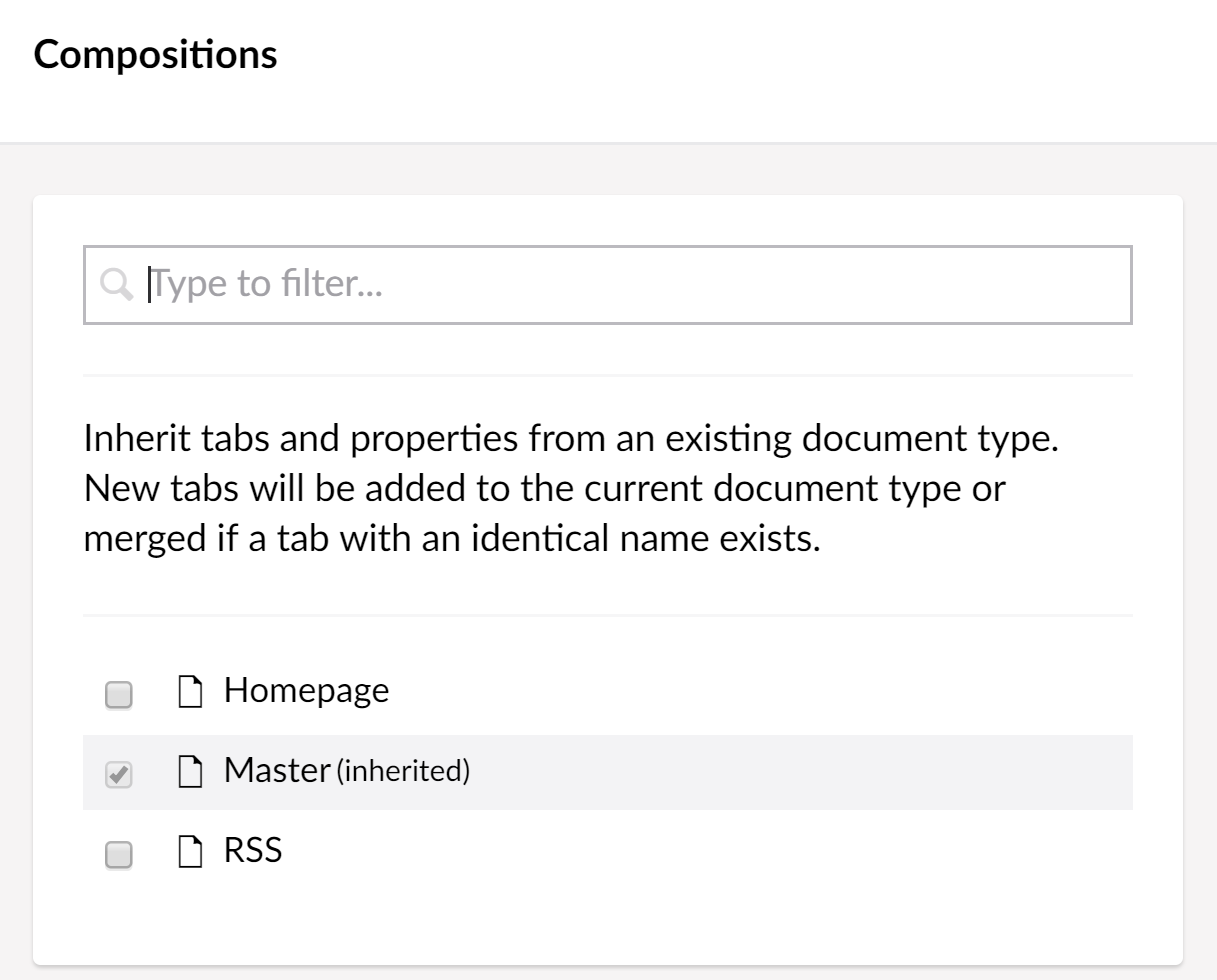 Creating a Compositions