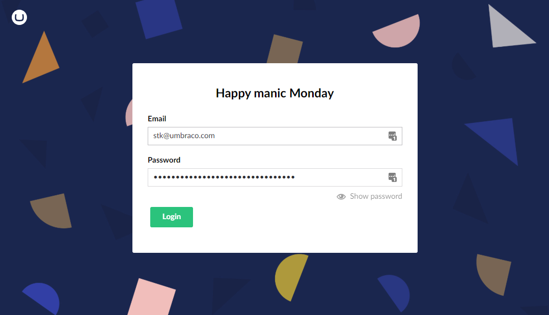 Login Screen