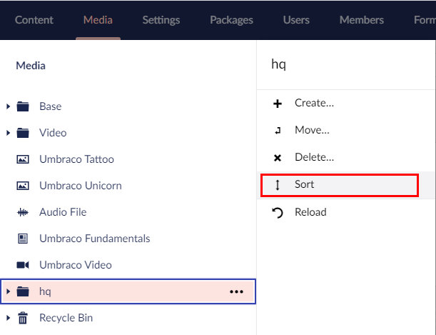 Sort Folder