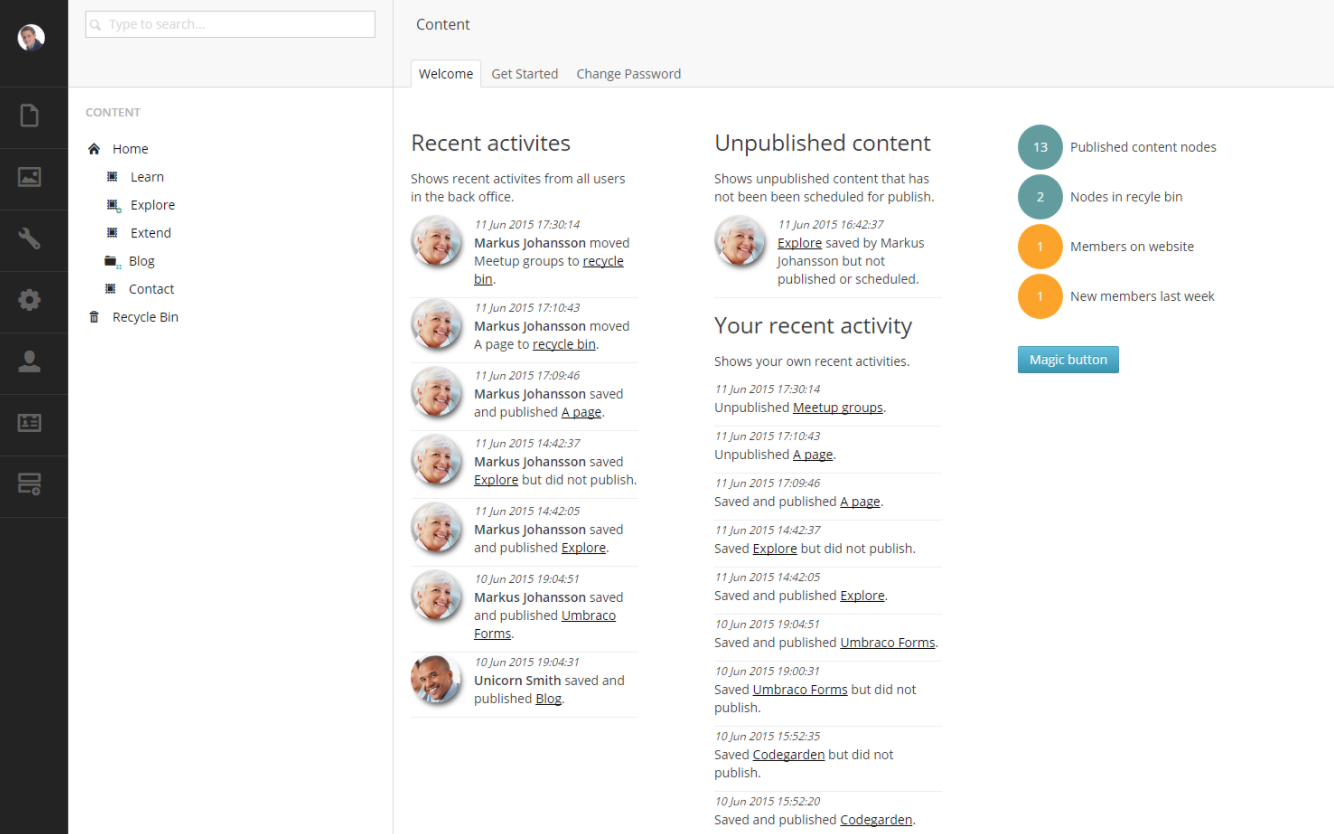 'The Dashboard' Dashboard Package