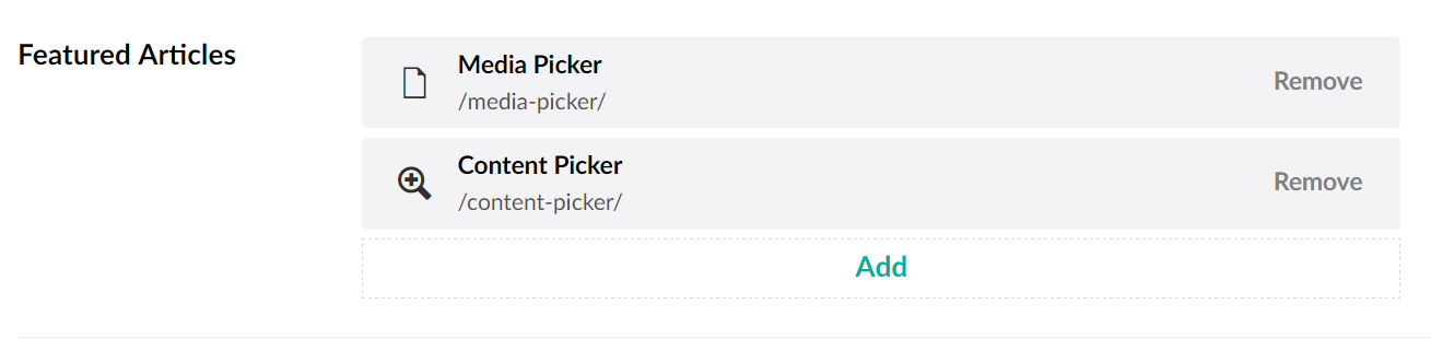 Multinode Treepicker