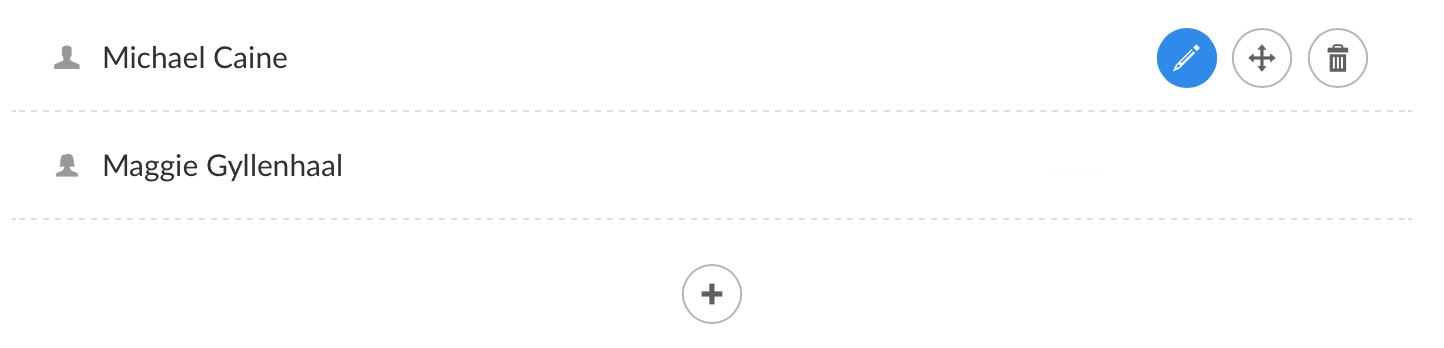 Nested Content - Edit Item