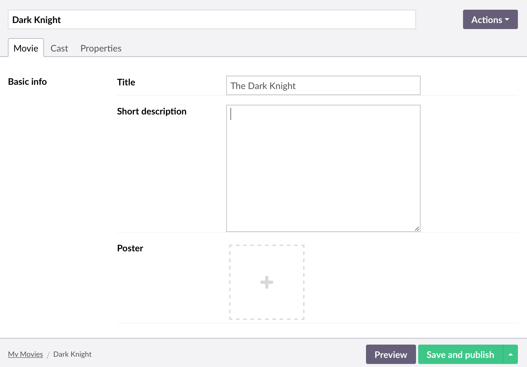 Nested Content - Single Item Mode
