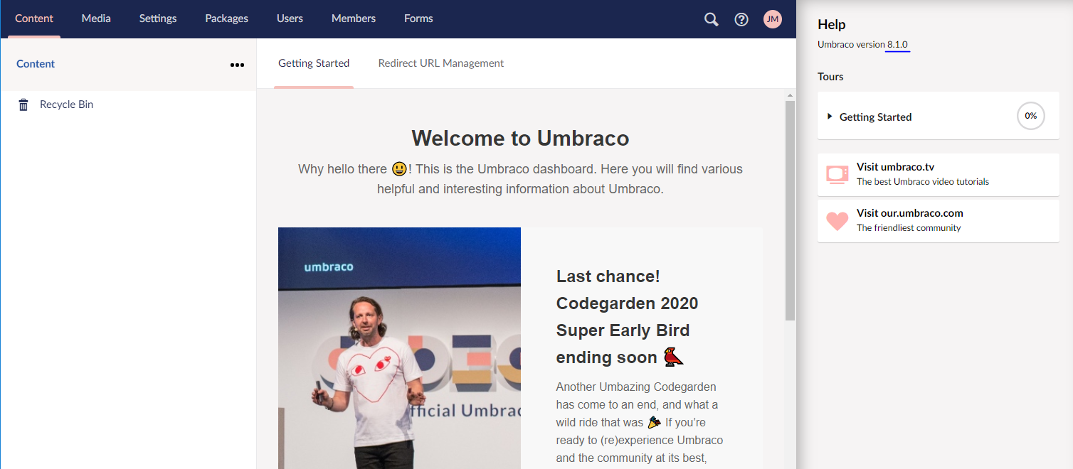 Fresh 8.1 site