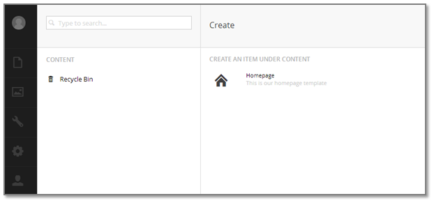 Create a Homepage
