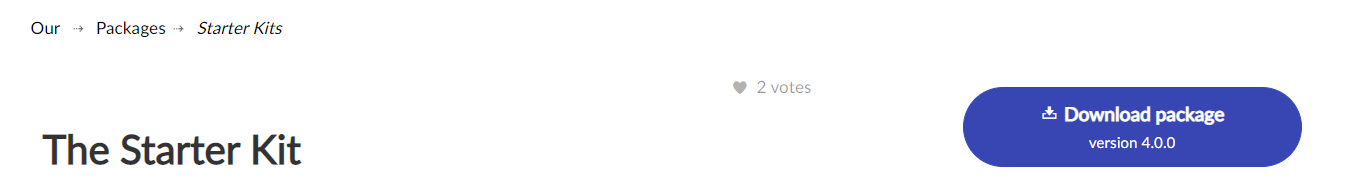 Download current version button