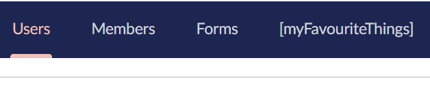 Custom Section appears displaying Alias