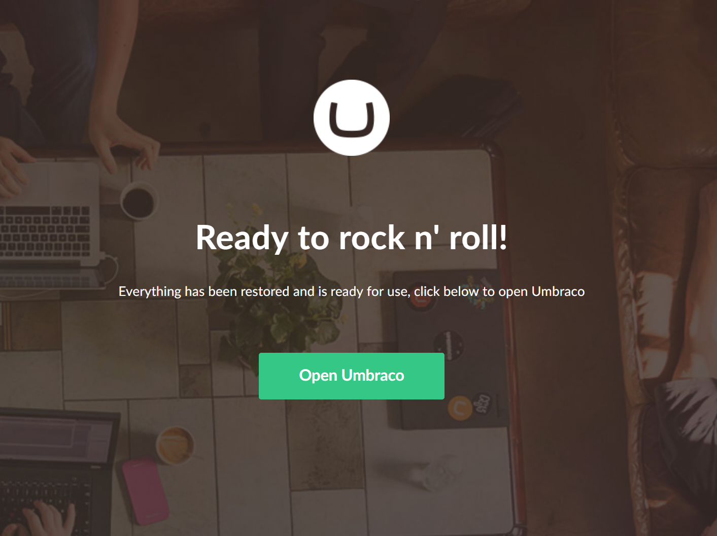 Umbraco homepage