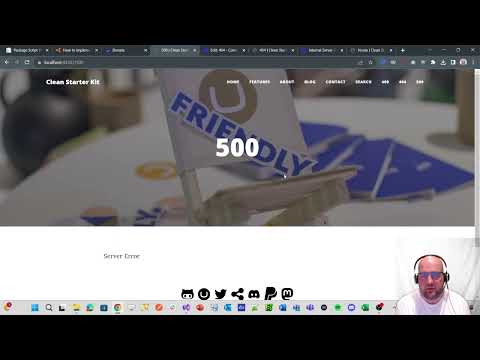 How to implement custom error pages in Umbraco 10 and higher