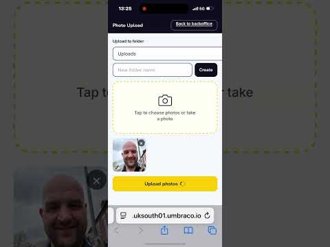 Fun little photo upload feature for my umbraco site