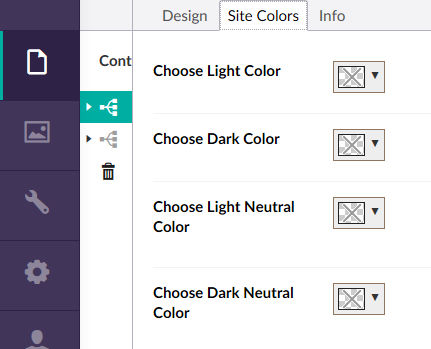 current and quick solution for site colors