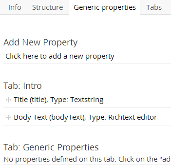 Videos Main Document Type Generic Properties