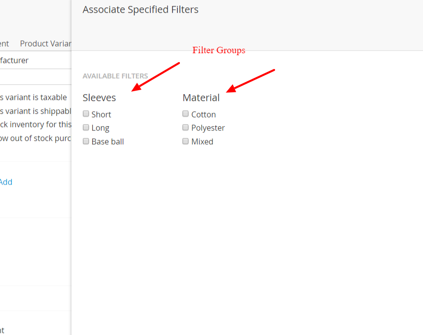 merchello filter groups product filters not working Merchello our