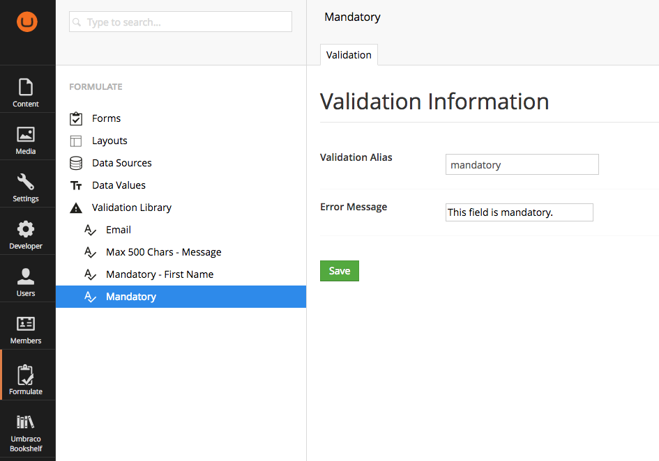 Validation Designer