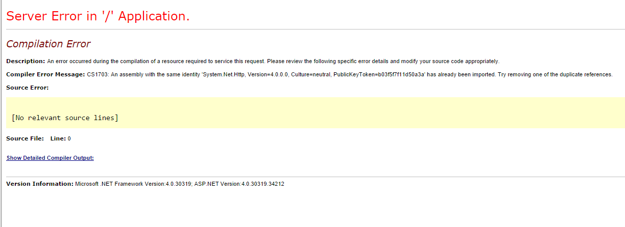 Please review. Compilation Error. Ошибка to Relevant. Server Error in application перевод на русский. Электронный бюджет an Error occurred during the Compilation of a resource required to service this request.