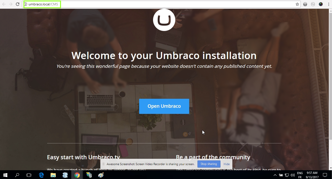 Umbraco Child App