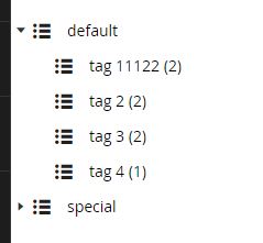 Tag tree screenshot