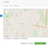 Google maps routeplanner property editor