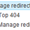 Manage URL redirects