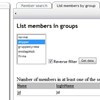 DashboardControl: Filter Members by Groups, Umbraco v4